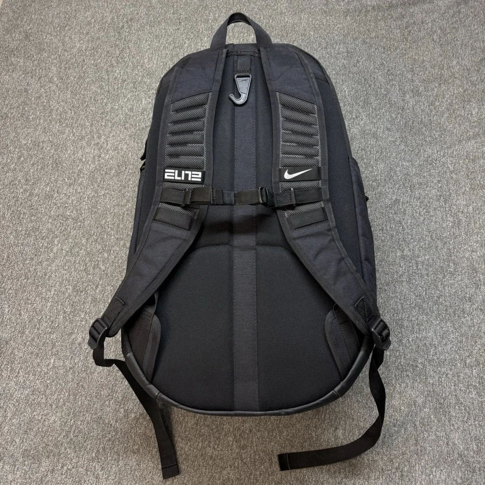 Nike Hoops Elite Pro Unisex Backpack Black Soccer School Travel Swoosh